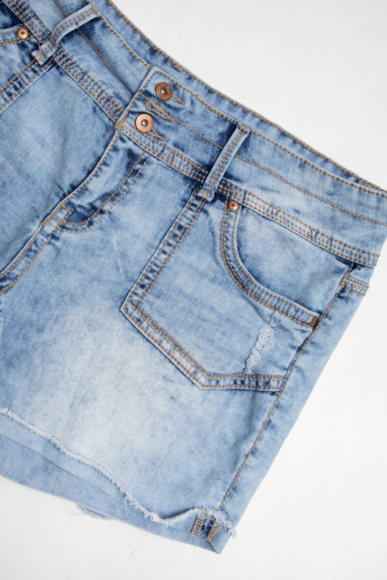 #159 Lei Ashley Lowrise Denim Shorts Blue | c. 175 | Size 16