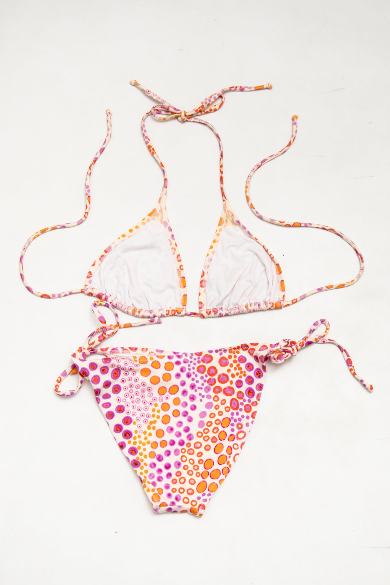 #222 Goldenlady Beachwear Bikini Set White | c. 173 | Size 10