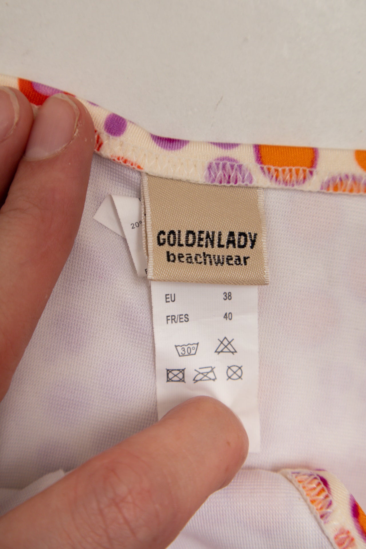 #222 Goldenlady Beachwear Bikini Set White | c. 173 | Size 10