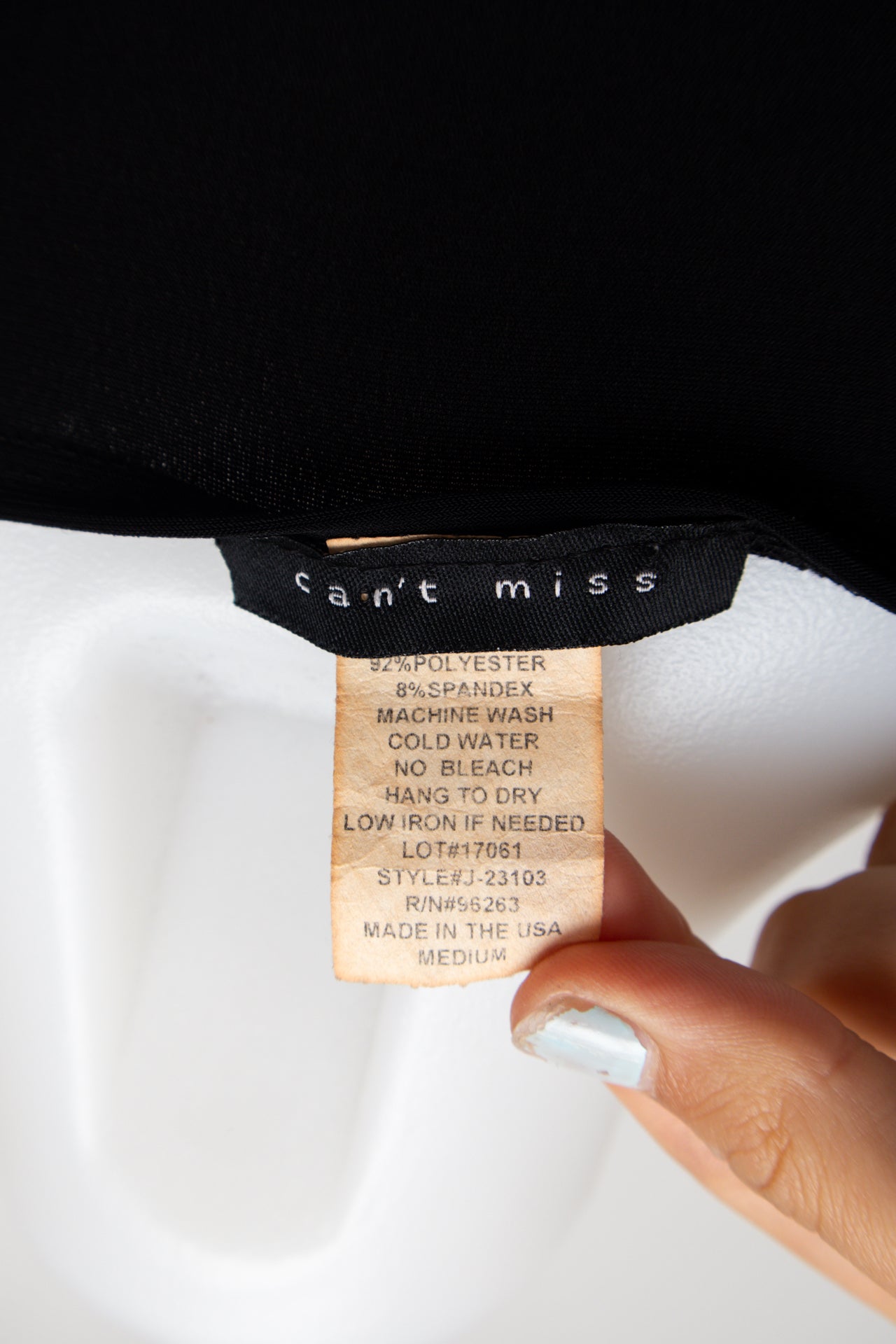 #163 Can't Miss Mini Skirt Black | c. 176 | Size 10