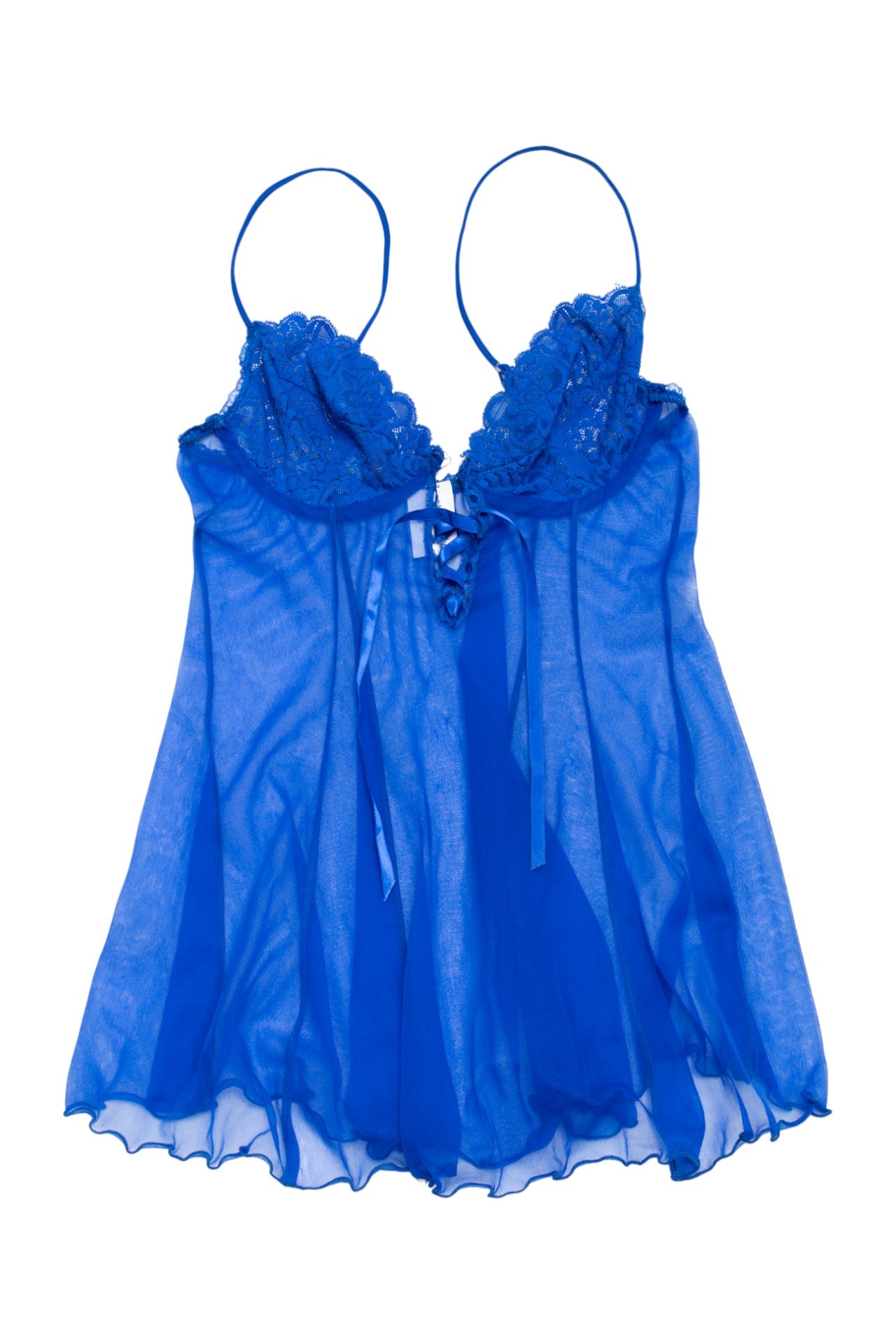 #08 Escanté Babydoll Lingerie Blue | c. 173 | Size 10 / 12D