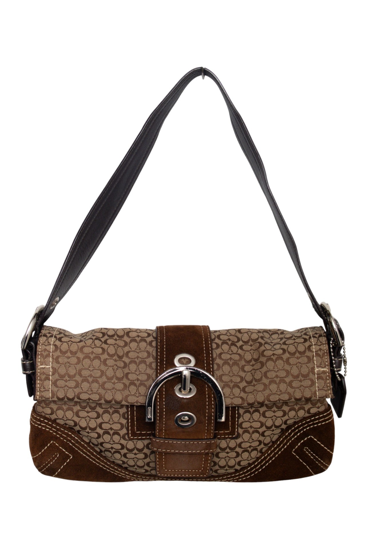 #227 Coach Soho Flat Bag, Suede Trim | c. 175