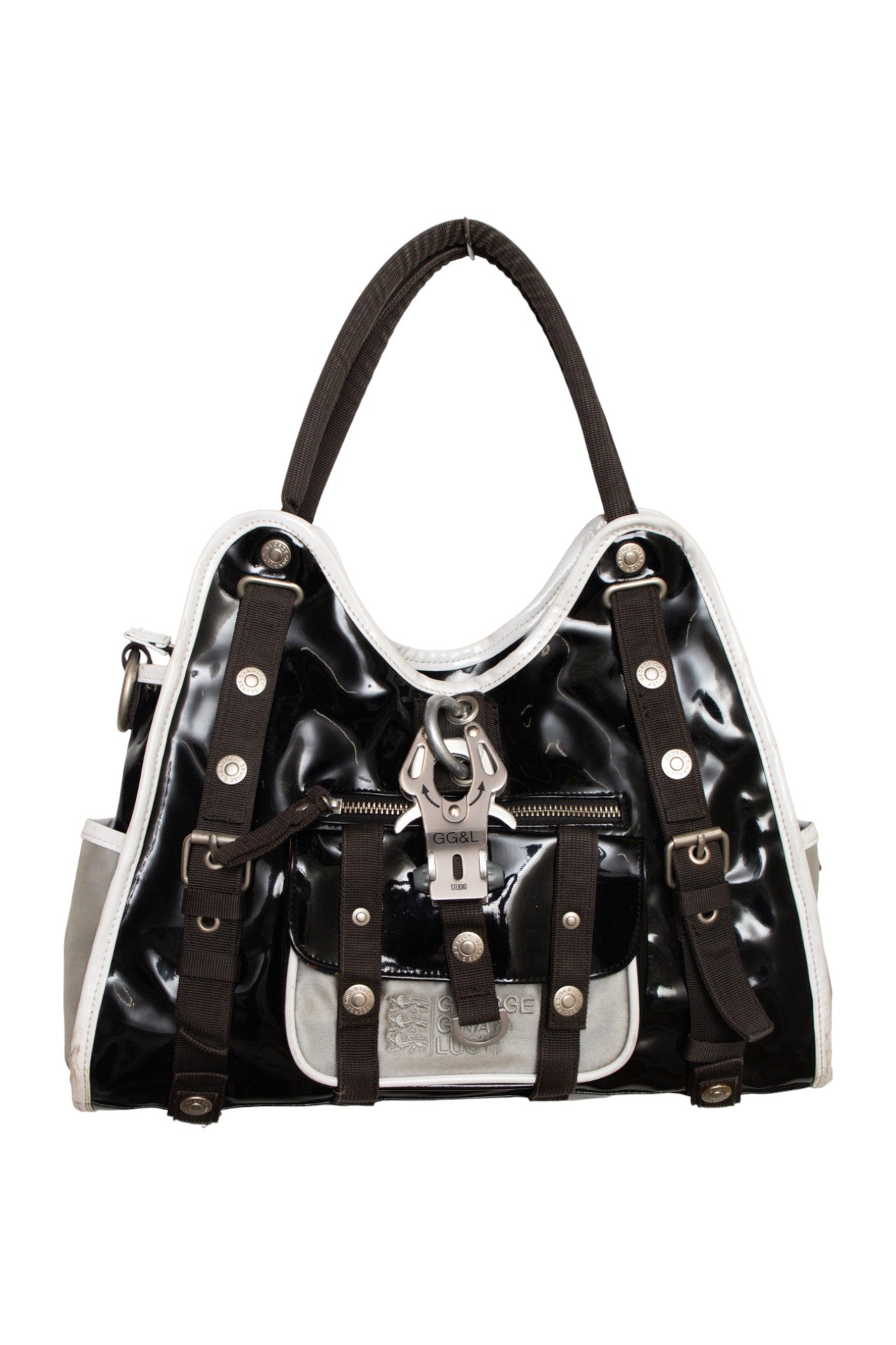 #265 George Gina &amp; Lucy Shoulder Bag Black | c. 174