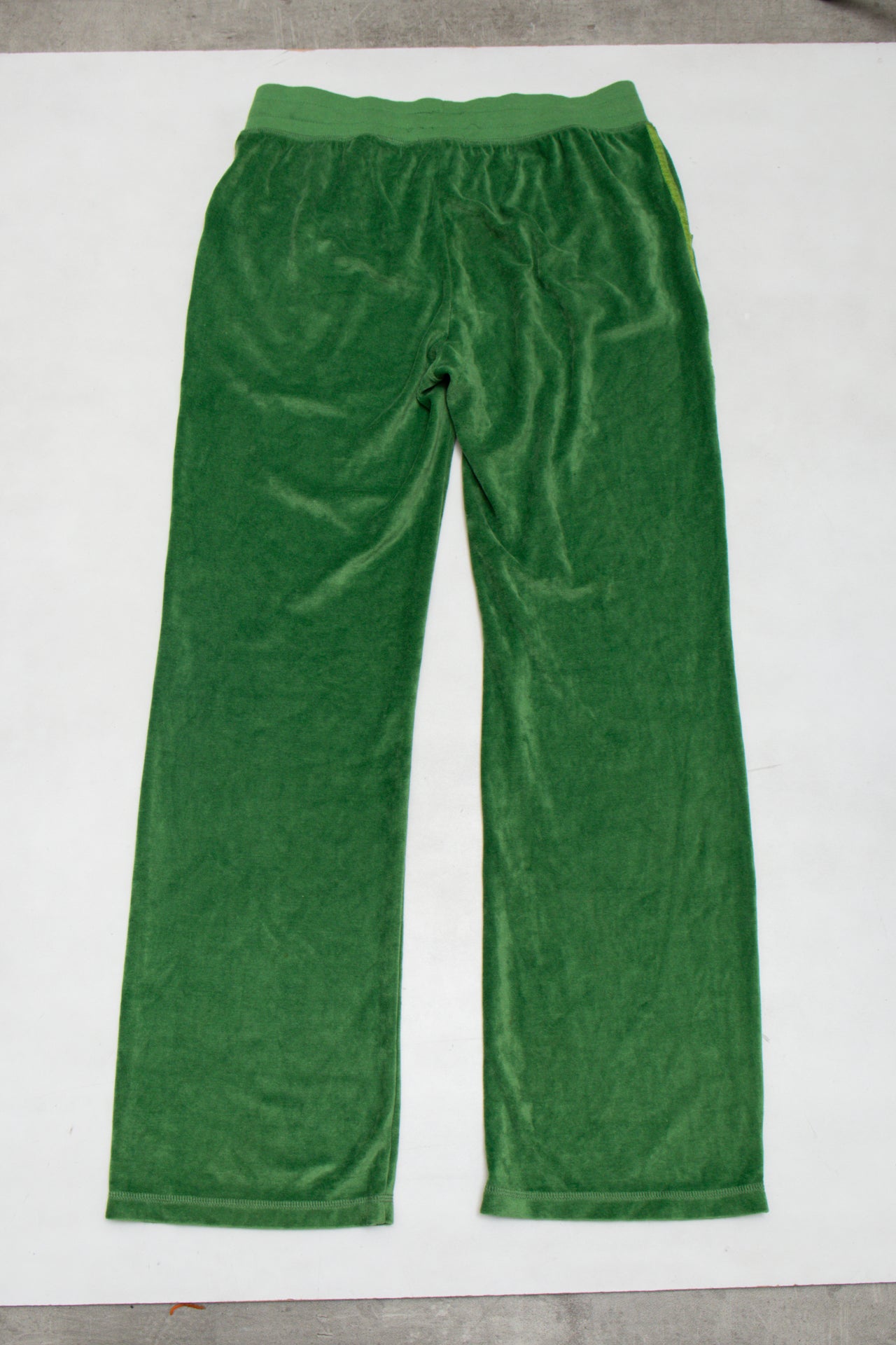 #97 Bcbgmaxazria Velour Lounge Pants Green | c. 173 | Size 12