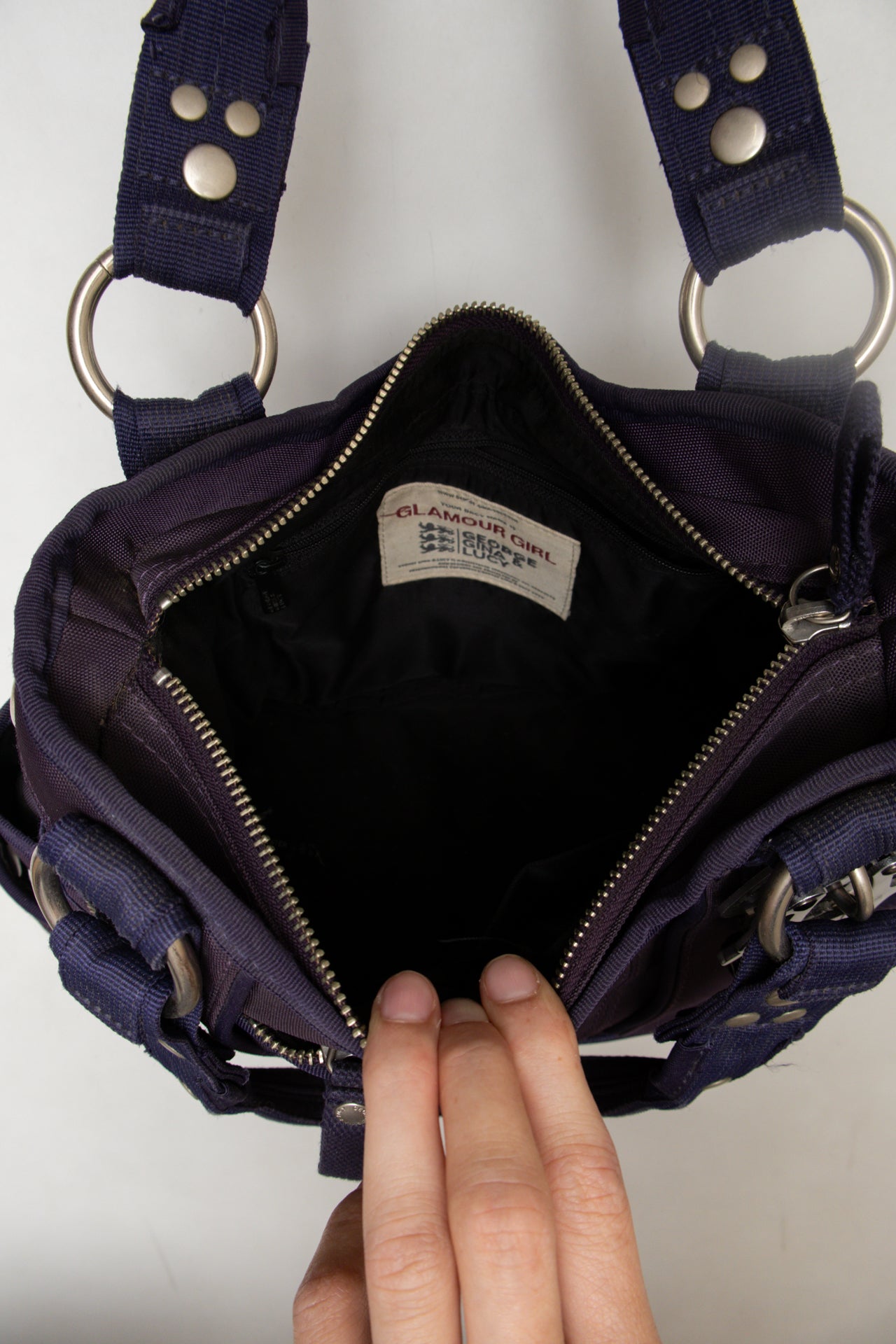 #274 Glamour Girl, George Gina &amp; Lucy Shoulder Bag Purple | c. 174