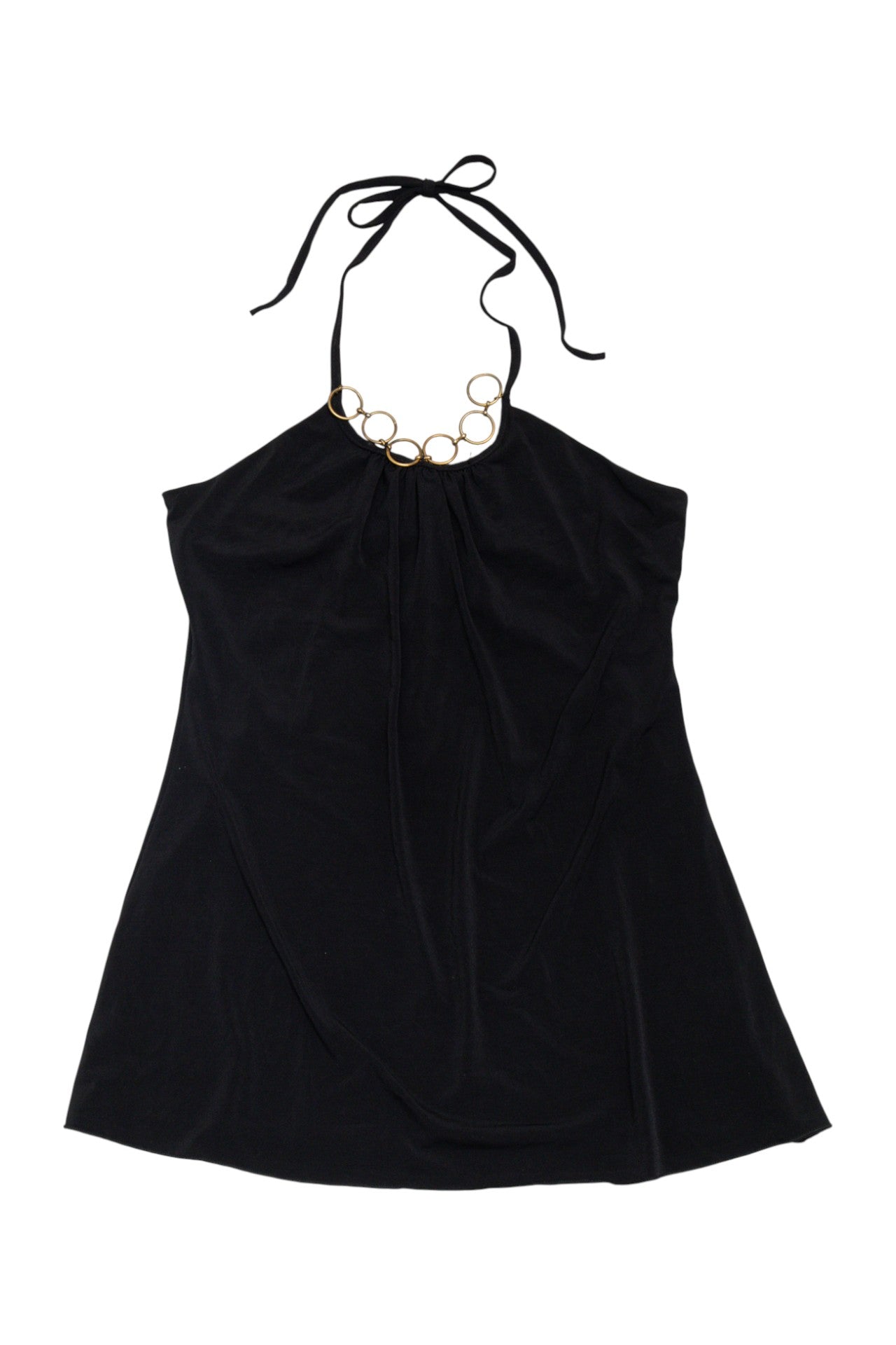 #142 Bcx Halter Top With Mesh Cami Black | c. 173 | Size 8