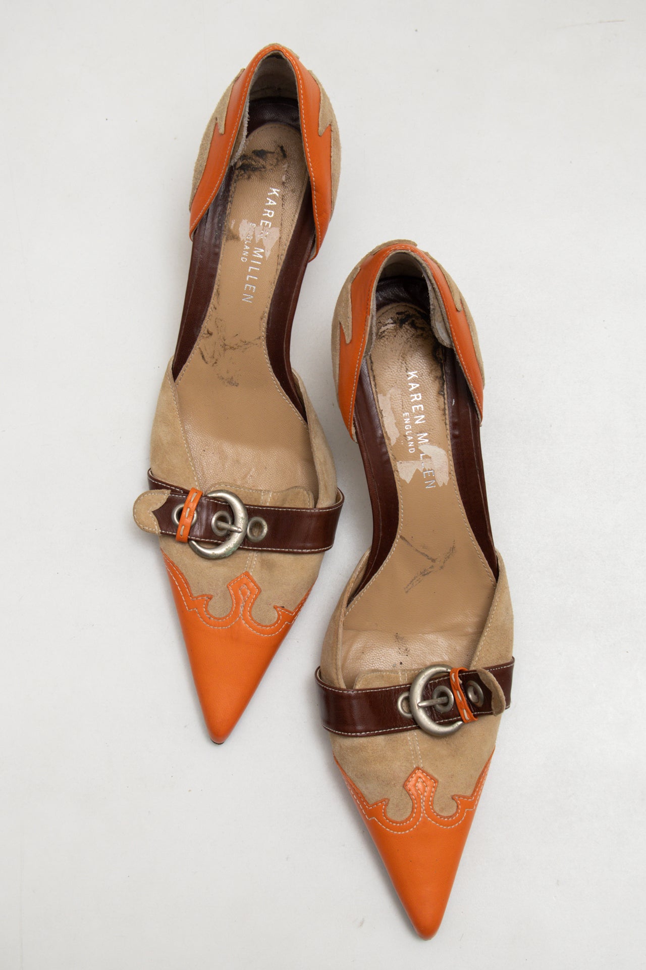 #186 Maren Mclenen Shoes Orange | c. 173 | Size AU9.5