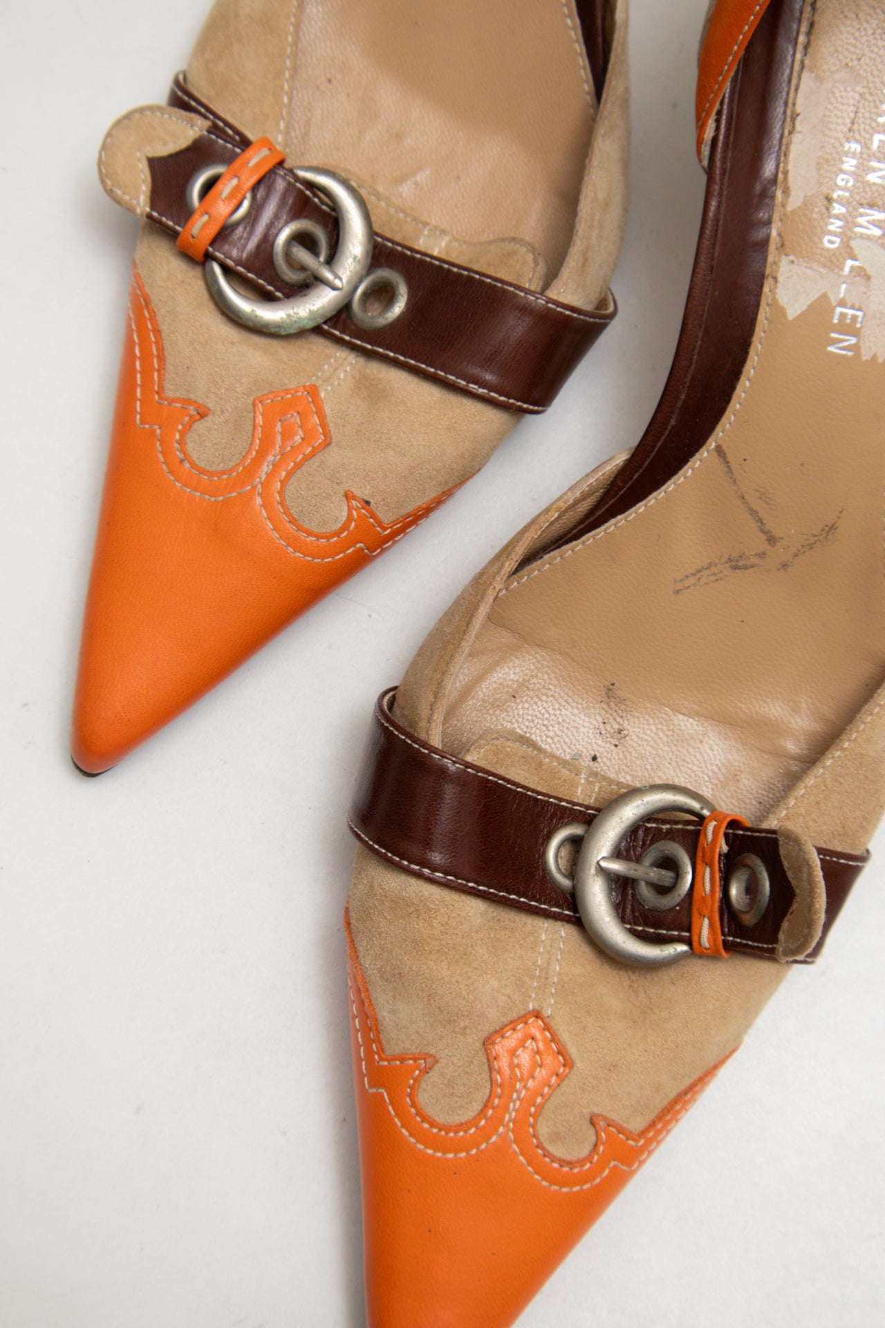 #186 Maren Mclenen Shoes Orange | c. 173 | Size AU9.5