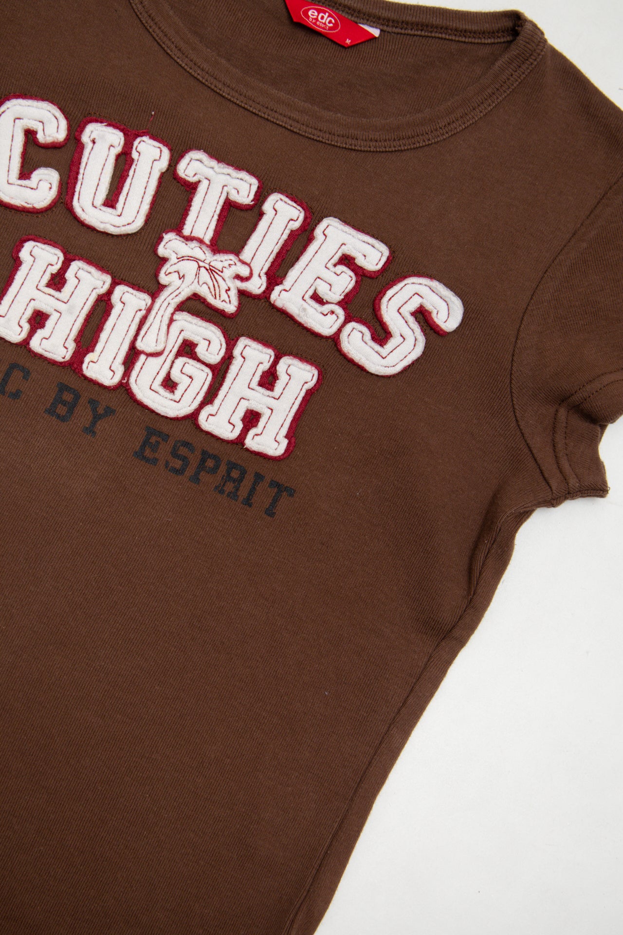 #52 Edc By Esprit T-shirt Brown | c. 173 | Size 8