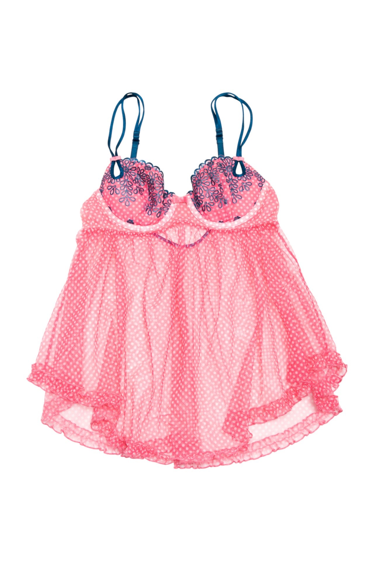 #09 Sexy Little Things... Babydoll Lingerie Top Pink | c. 173 | Size 34B